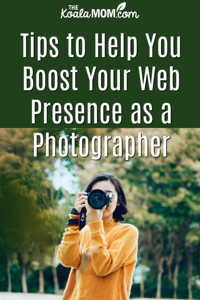 Tips to Help You Boost Your Web Presence Fast as a Photographer. Photo of woman holding a DSLR camera by Marco Xu on Unsplash.