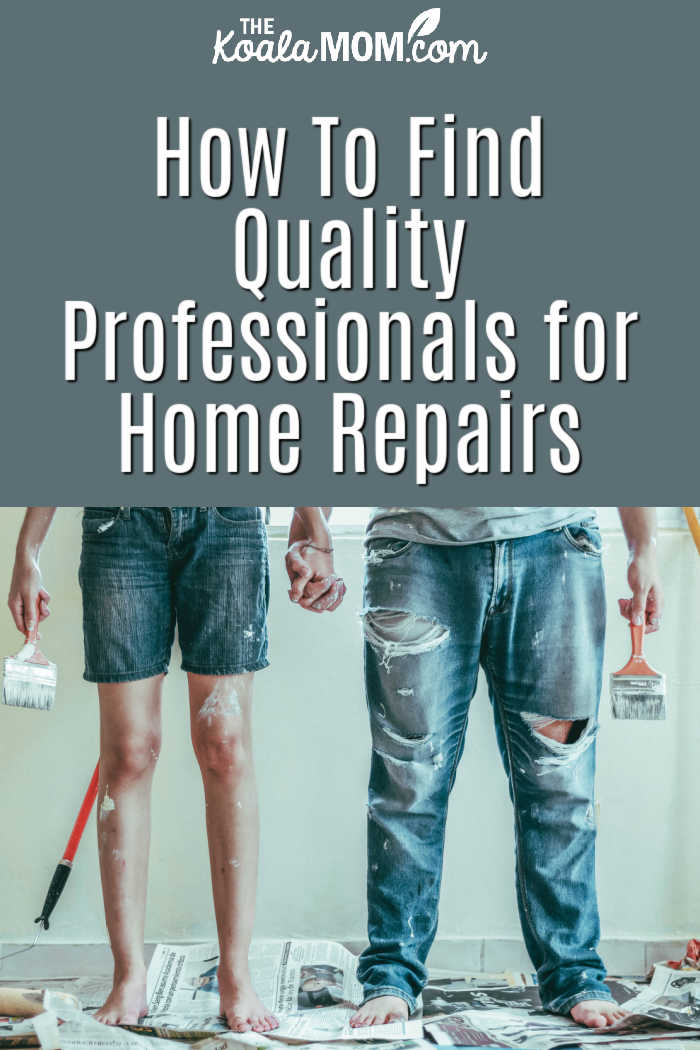 How To Find Quality Professionals for Home Repairs. Photo of couple painting together by Roselyn Tirado on Unsplash.