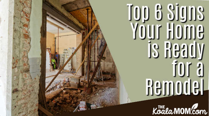 Top 6 Signs Your Home is Ready for a Remodel. Photo of home being renovated by Milivoj Kuhar on Unsplash