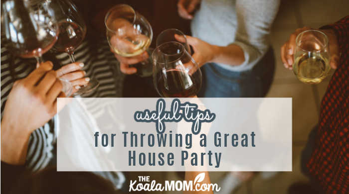 Useful Tips for Throwing a Great House Party. Photo of ladies toasting their wine glasses by Kelsey Chance on Unsplash.