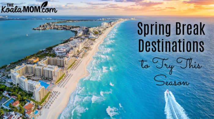 Spring Break Destinations To Try This Season. Photo of Cancun, Mexico via Depositphotos.