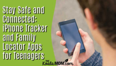 Stay Connected and Safe: iPhone Tracker and Family Locator Apps for Teenagers. Photo of teen on smartphone via Depositphotos.