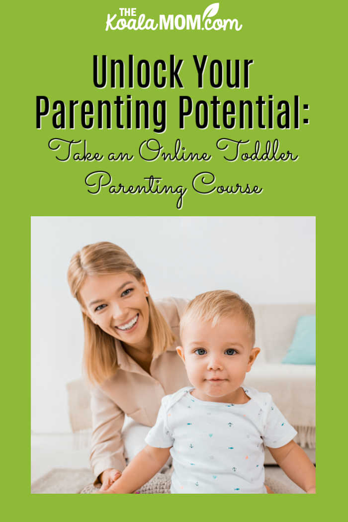 Unlock Your Parenting Potential: Take an Online Toddler Parenting Course. Photo of mom with toddler via Depositphotos.