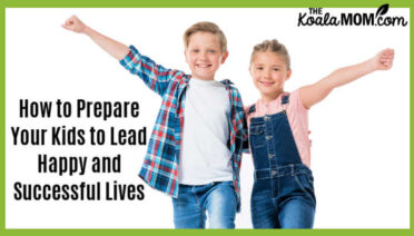 How to Prepare Your Kids to Lead Happy and Successful Lives. Photo of two happy siblings via Depositphotos.