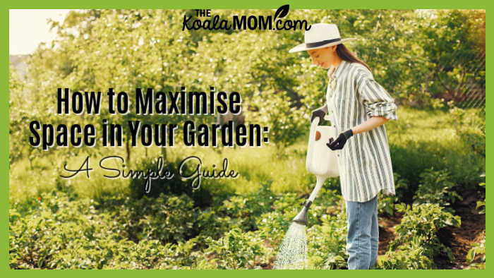 How to Maximise Space in Your Garden: A Simple Guide. Photo of woman watering her garden by Gustavo Fring via Pexels.