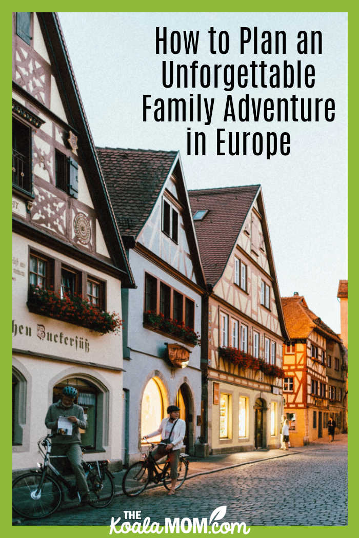 How to Plan an Unforgettable Family Adventure in Europe. Photo of street in a European town by Roman Kraft on Unsplash