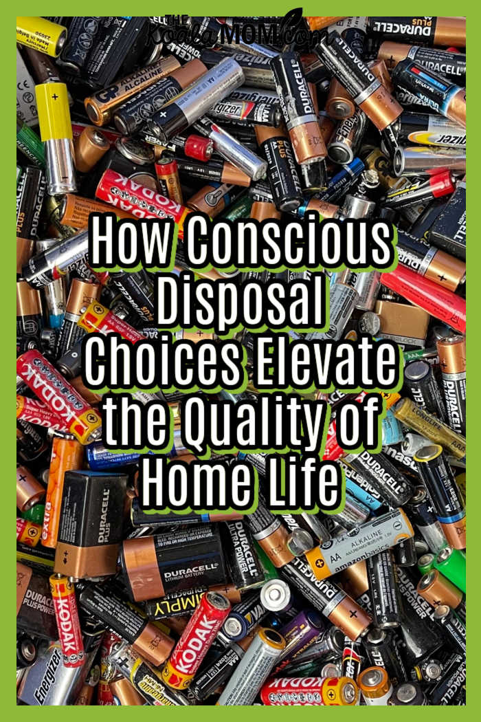 How Conscious Disposal Choices Elevate the Quality of Home Life. Photo of used batteries by John Cameron on Unsplash