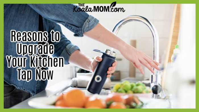 Reasons to Upgrade Your Kitchen Tap Now. Photo of person filling their water bottle at a tap by Bluewater Sweden on Unsplash