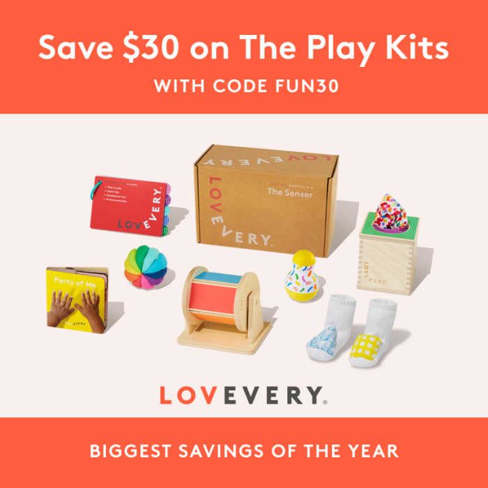 Save $30 on the Play Kits.