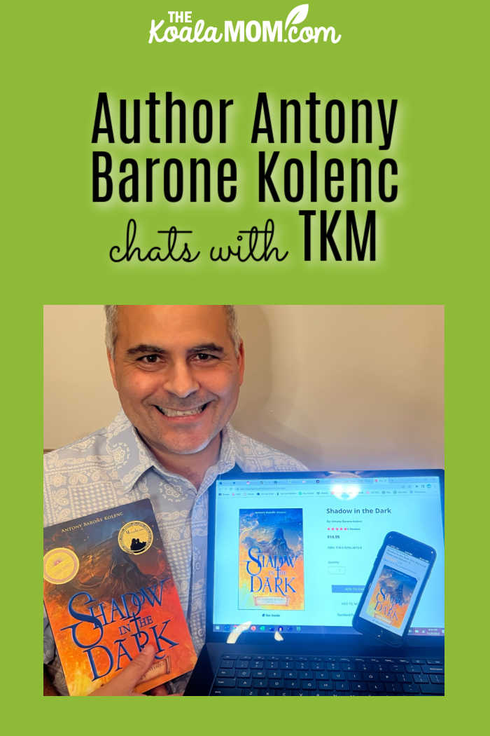 Author Antony Barone Kolence chats with TKM.