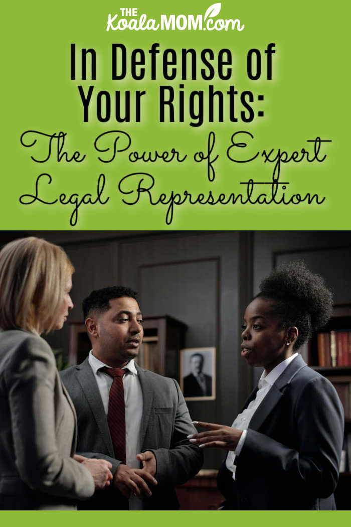 In Defense of Your Rights: The Power of Expert Legal Representation. Photo of three lawyers talking together by August de Richelieu via Pexels.
