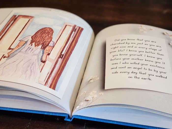 A glimpse inside Madeleine Karako's book A Letter for You.