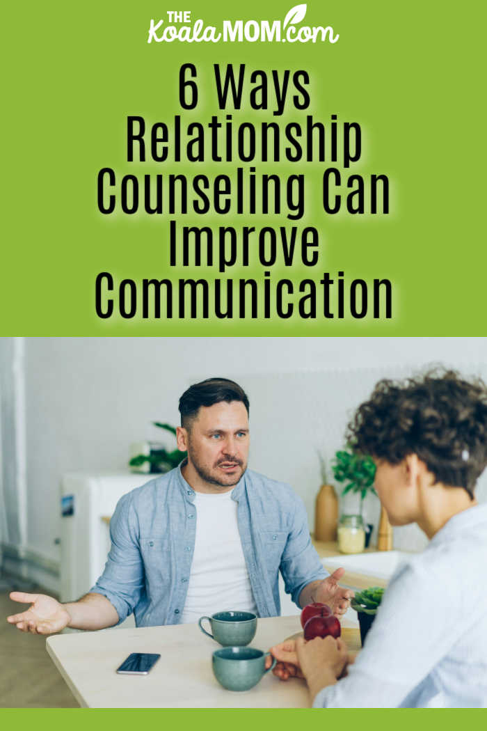 6 Ways Relationship Counseling Can Improve Communication. Photo of man arguing with woman at a table by Vitaly Gariev via Pexels.