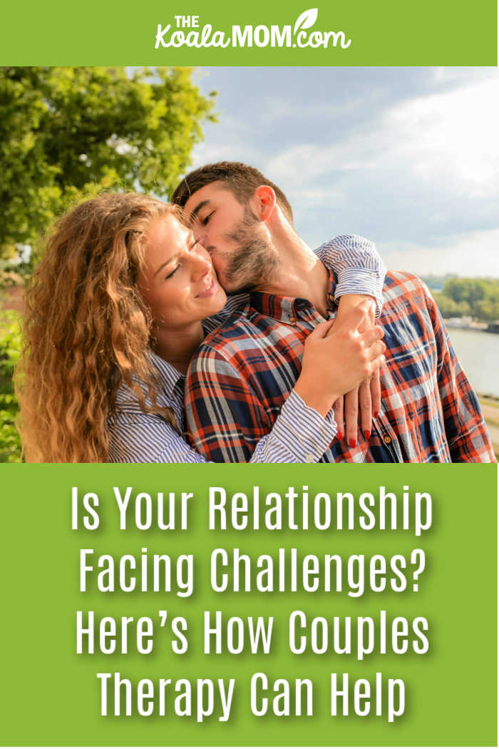 Is Your Relationship Facing Challenges? Here’s How Couples Therapy Can Help. Photo of a couple kissing by Vera Arsic via Pexels.