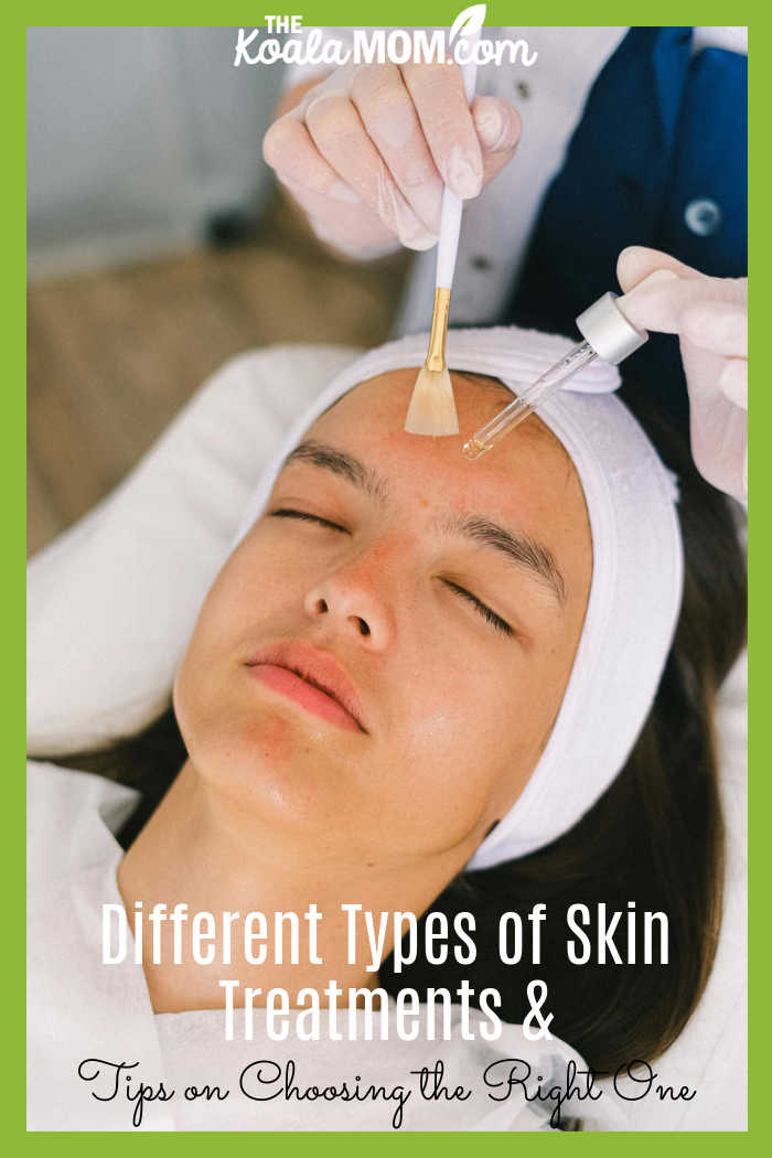 Different Types of Skin Treatments & Tips on Choosing the Right One. Photo of woman getting a facial treatment at a spa by Anna Shvets via Pexels.