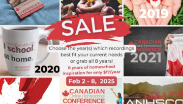 Canadian Online Homeschool Conference SALE Feb 1-8 2025