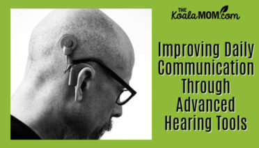 Improving Daily Communication Through Advanced Hearing Tools. Greyscale photo of a bald man wearing a hearing aid by Brett Sayles via Pexels.