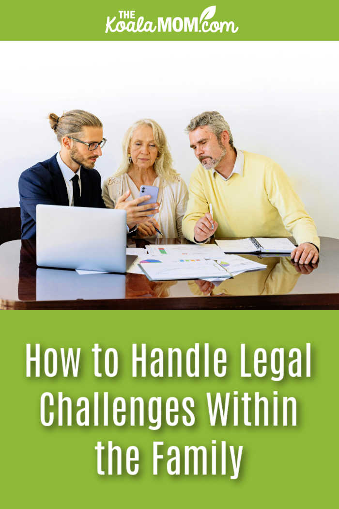 How to Handle Legal Challenges Within the Family. Photo of senior couple consulting a lawyer by Antoni Shkraba via Pexels.