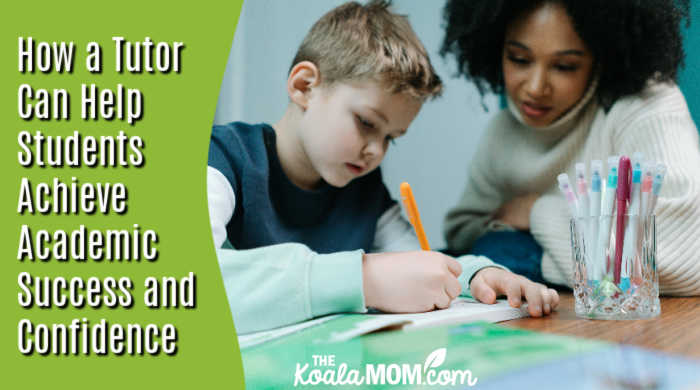 How a Tutor Can Help Students Achieve Academic Success and Build Confidence. Photo of a woman helping a boy with his homework by cottonbro studio via Pexels.