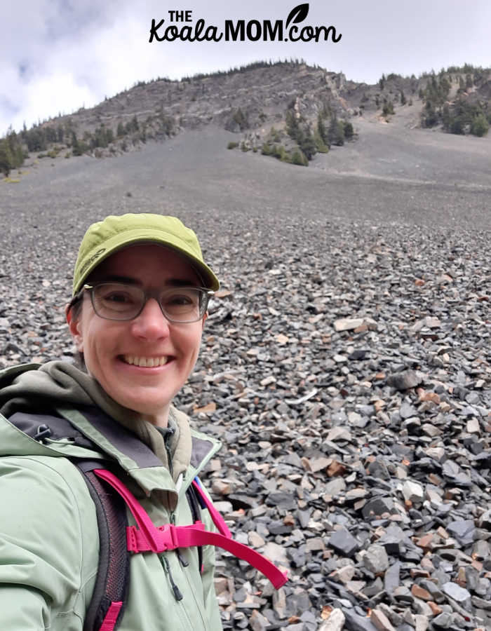 Bonnie Way takes a selfie on the Thunder Lake Trail.