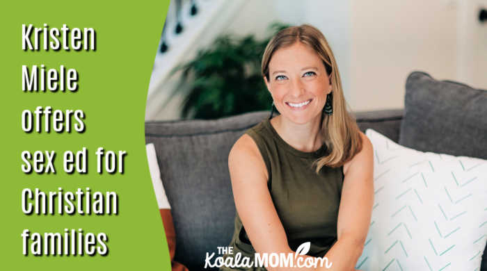 Kristen Miele offers sex ed for Christian families. Photo of Kristen via her website.