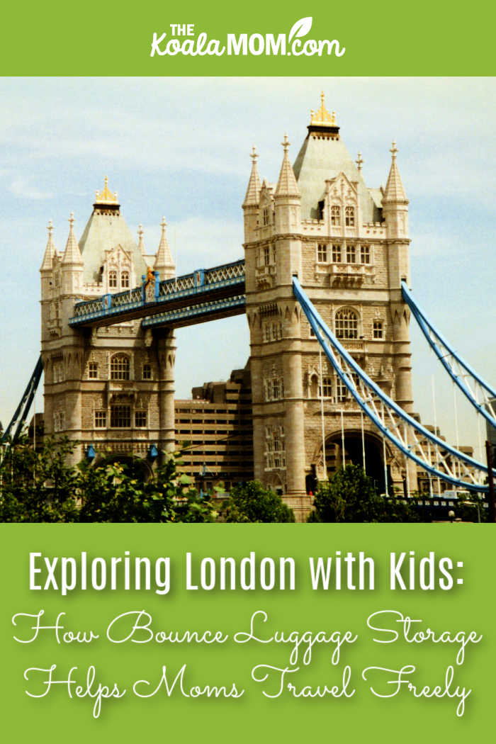 Exploring London with Kids—How Bounce Luggage Storage Helps Moms Travel Freely. Photo of London's Tower Bridge by Lisa Yount on Unsplash