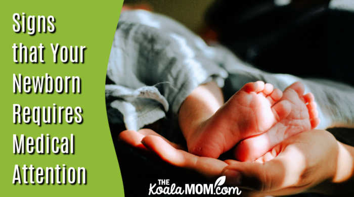 Signs that Your Newborn Requires Medical Attention. Photo of parent holding newborn baby feet by Omar Lopez on Unsplash.