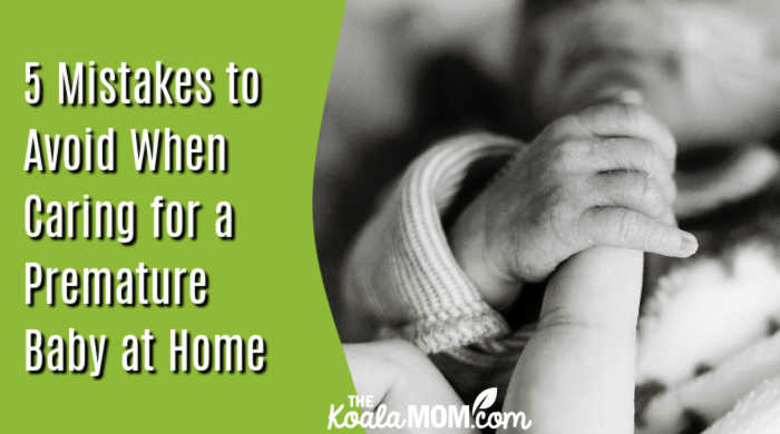 5 Mistakes to Avoid When Caring for a Premature Baby at Home. Photo of newborn baby holding a parent's hand by Joshua Taylor on Unsplash
