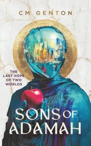 Sons of Adamah, a sci-fi novel by C. M. Genton. Cover photo via Amazon.