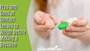 Pros and Cons of Contact Lenses to Weigh Before Making a Decision. Photo of woman holding a contact lens and contact lens case via freepik.