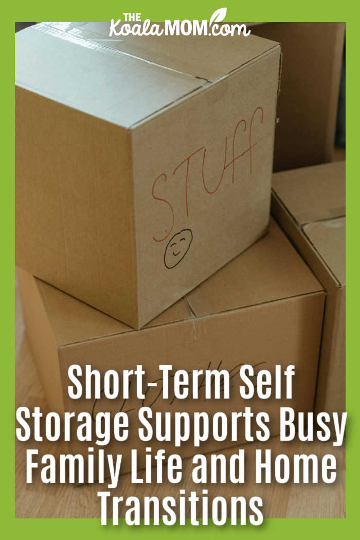 Short-Term Self Storage Supports Busy Family Life and Home Transitions. Photo of a box labeled "stuff" by cottonbro studio via Pexels.