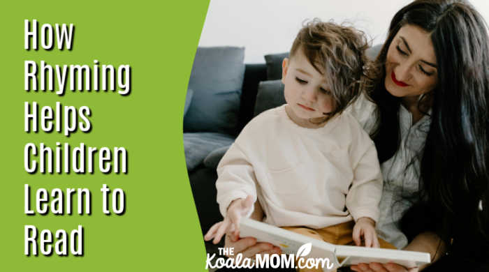 How Rhyming Helps Children Learn to Read. Photo of mom reading to her son by Tara Winstead via Pexels.