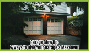 Garage Glow Up: 7 Ways To Give Your Garage A Makeover. Photo of cute two-door garage visible underneath large tree by Erik Mclean via Pexels.