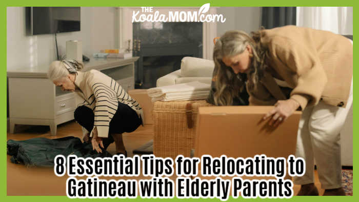 8 Essential Tips for Relocating to Gatineau with Elderly Parents. Photo of two elderly women packing moving boxes by cottonbro studio via Pexels.