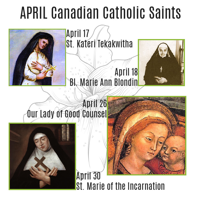 April Canadian Catholic Saints