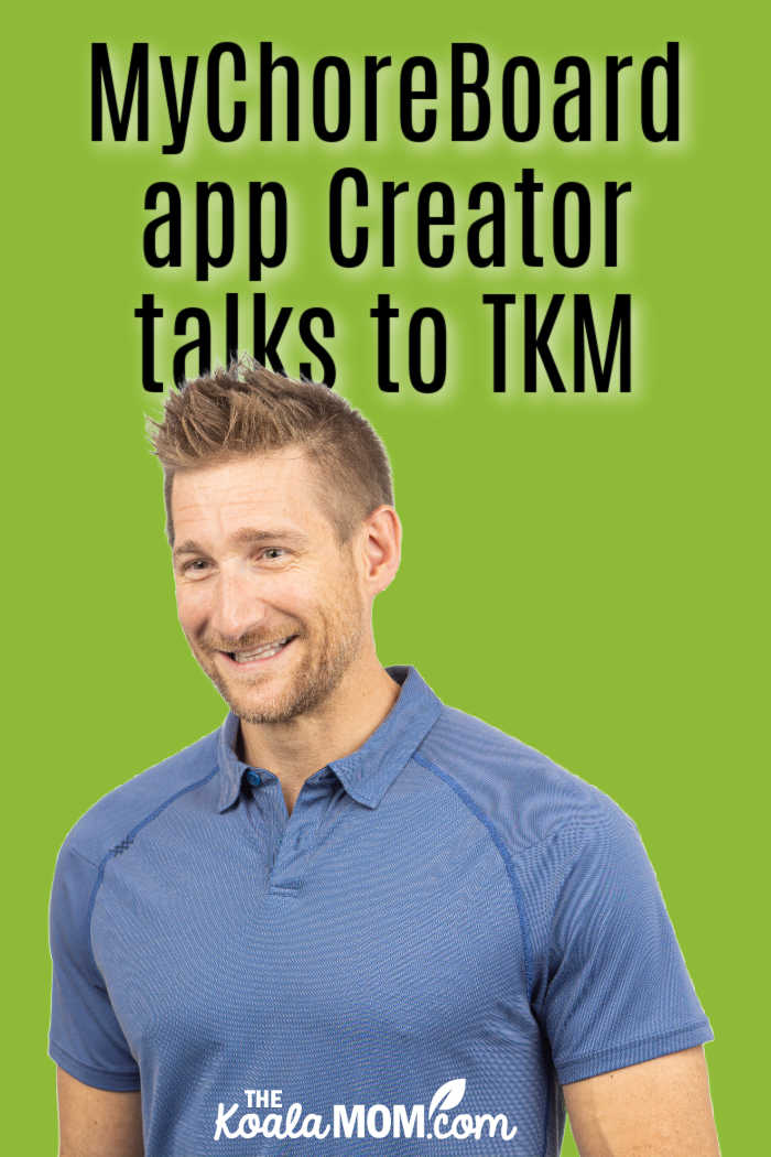 MyChoreBoard app Creator talks to TKM. Photo of Jacob Volk provided by Jacob.