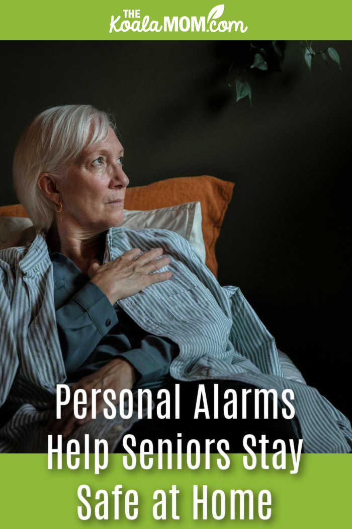 Personal Alarms that Help Seniors Stay Safe at Home. Photo of older woman in bed looking at her house plants by RDNE Stock project via Pexels.