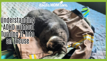 Understanding ADHD without Turning It into an Excuse. Photo of cat sleeping on costumes by Bonnie Way.