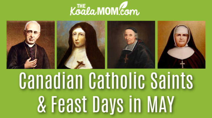 Canadian Catholic Feast Days in MAY.