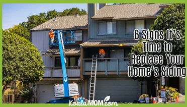 Signs It’s Time to Replace Your Home’s Siding. Photo of a renovation lift in front of a townhome by Robert So via Pexels.