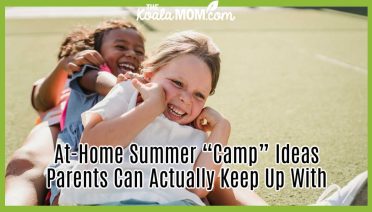 At-Home Summer “Camp” Ideas Parents Can Actually Keep Up With. Photo of three kids playing together by Antonius Ferret via Pexels.