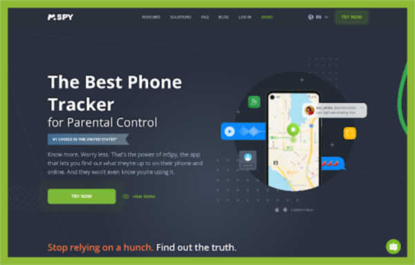 mSpy app screenshot