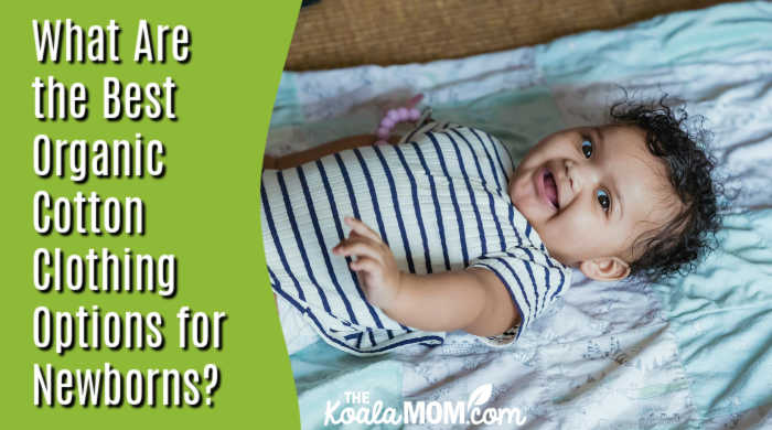 What Are the Best Organic Cotton Clothing Options for Newborns? Photo of smiling black baby laying on a blanket by Keira Burton via Pexels.