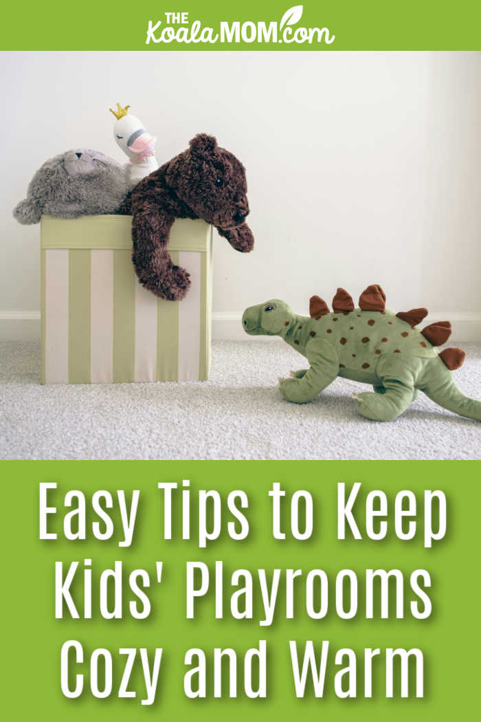 Easy Tips to Keep Kids' Playrooms Cozy and Warm. Photo of stuffed animals sitting on a rug by Nellie Adamyan via Unsplash.