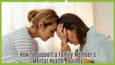 How to Support a Family Member's Mental Health Journey. Photo of two women touching foreheads by www.kaboompics.com via Pexels.