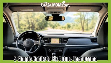 5 Simple Habits to Fix Future Teen Drama. Stock photo of car interior.