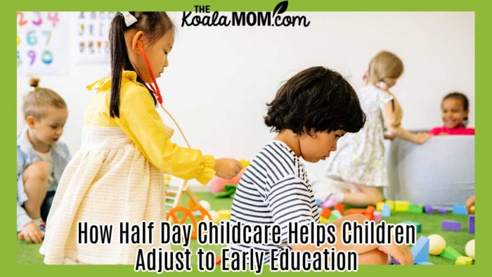 How Half Day Childcare Helps Children Adjust to Early Education. Photo of children playing in a preschool by Yan Krukau via Pexels.