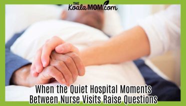 When the Quiet Moments Between Nurse Visits Raise Questions. Photo of younger person holding an older person's hand over a hospital bed by Kampus Production via Pexels.