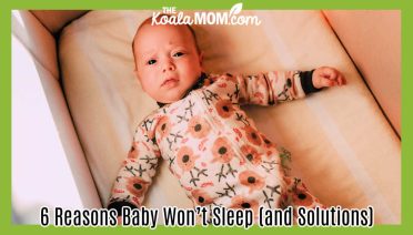 6 Reasons Baby Won’t Sleep (and Solutions). Photo of baby laying in crib by RDNE Stock project via Pexels.