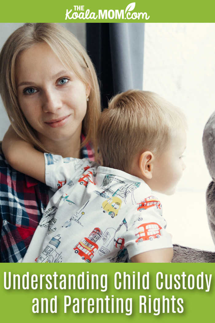 Understanding Child Custody and Parenting Rights. Photo of blonde mom looking at camera and holding a blonde toddler looking out a window by Irina Kraskova via Pexels.